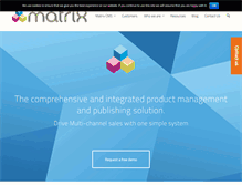 Tablet Screenshot of matrixcms.com